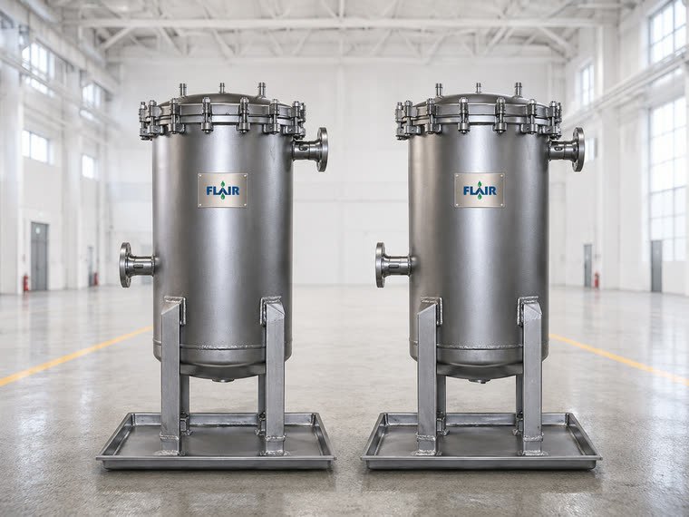 Cartridge Filter Housings manufactured by Flair
