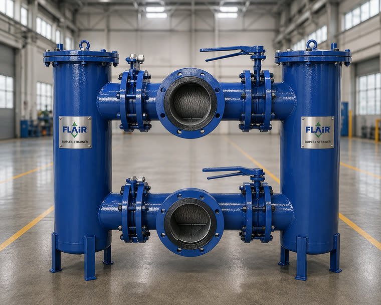 Duplex Strainers manufactured by Flair